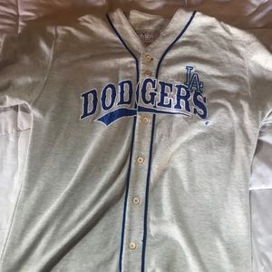 Los Angeles Dodgers MLB Jersey, Grey, L